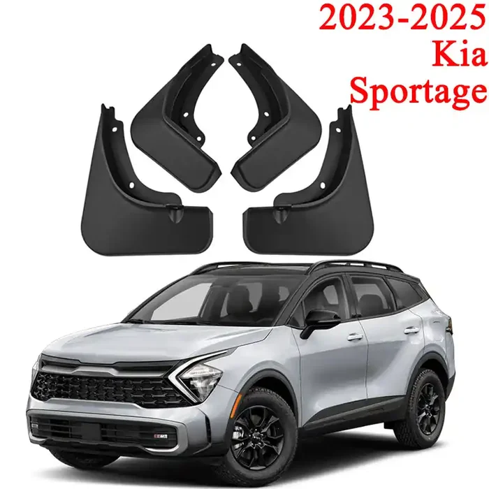 Mud Flaps for Kia Sportage (2023-2025) – 4-Piece Set of Front and Rear Splash Guards