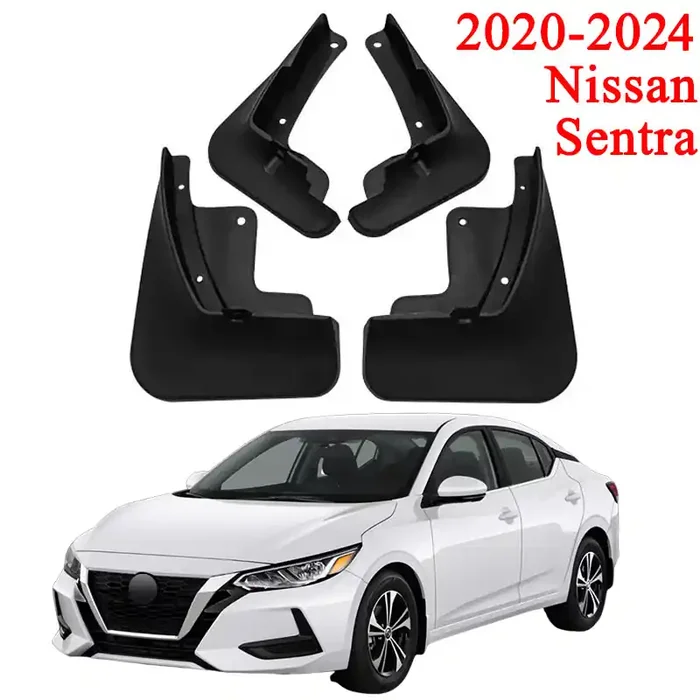 Mud Flaps for Nissan Sentra (2020-2024) – Splash Guards, No-Drilling Installation (Excludes Sentra SR Models)