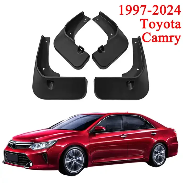 Mud Flaps for Toyota Camry (1997-2024) – Front and Rear Mud Splash Guards, 4-Piece Set