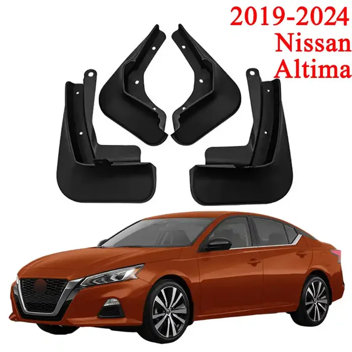 Mud Splash Guards & Flaps Fender Kit for 2019-2024 Nissan Altima – Front and Rear, 4-Piece Set