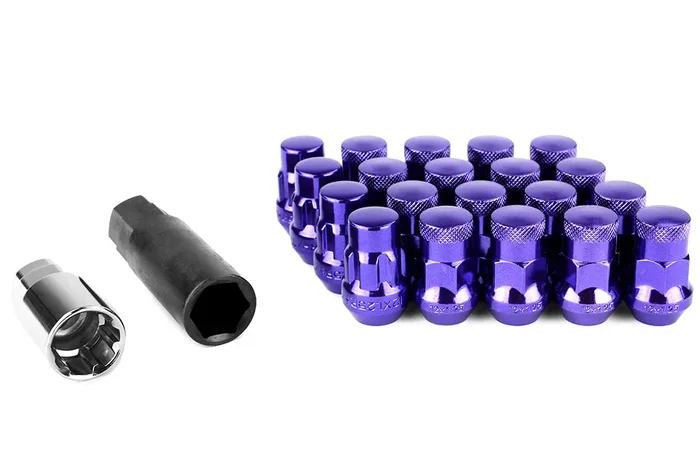Muteki SR35 Closed Ended Lugs w/ Lock Set : Purple (32925LP) – Universal