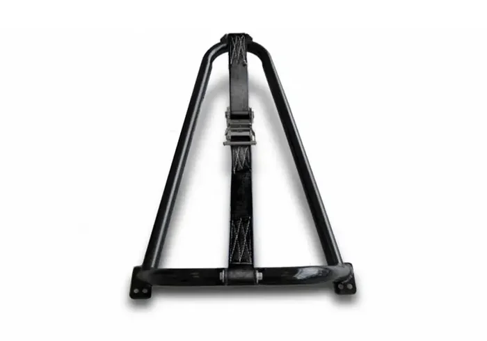 N-Fab Bed Mounted Tire Carrier Universal – Gloss Black – Black Strap