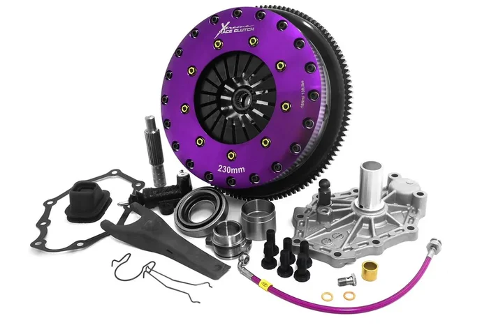 NISSAN SKYLINE (R34) 2.5 Xtreme Performance – 230mm Rigid Ceramic Twin Plate Clutch Kit Incl Flywheel 1800Nm