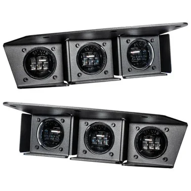 ORACLE Bronco Triple LED Fog Light Kit for Steel Bumper – White (2021-2023)