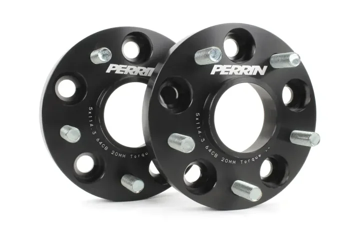 PERRIN 17-21 Honda Civic Si / 22-26 Acura Integra 64.1mm 5×114.3 Wheel Spacers 20mm – Pair