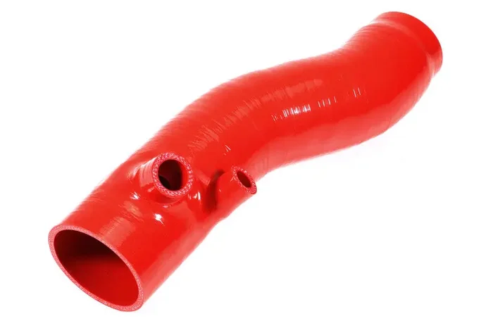 PERRIN 22-24 Subaru WRX / 20-25 LGT & OBXT Turbo Inlet Hose w/Turbo Adapter Flange (Long) – Red