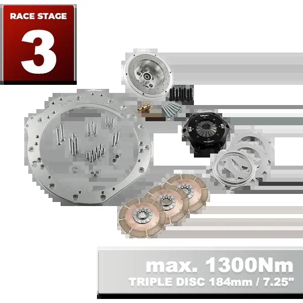 PMC RACE STAGE 3 Mercedes-Benz M113 – BMW M57 / E46 S54 M3 – 184mm / 7.25″ (P)