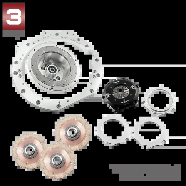 PMC RACE STAGE 3 Mercedes-Benz M156 – BMW M50 S50 M52 S52 M54 – 184mm / 7.25″ (P)