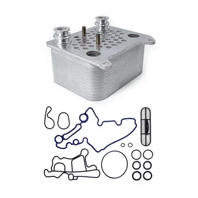 PPE F-250/F-350 6.0L Powerstroke Heavy-Duty Replacement Oil Cooler w/ Gasket Kit (2003-2007)