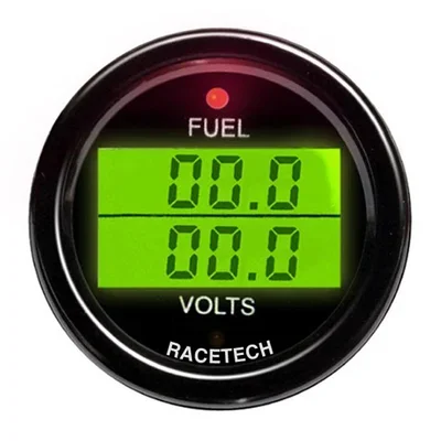 Racetech Fuel Level / Volts Dual Gauge
