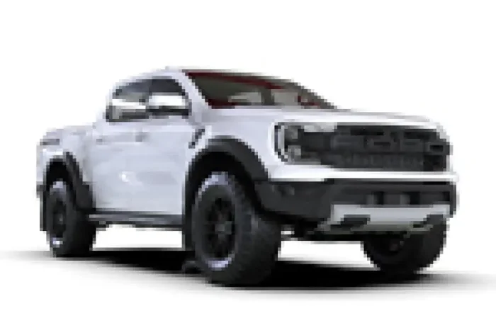 Rally Armor 23-25 Ford Ranger Raptor Black UR Mud Flap Metallic Black Logo