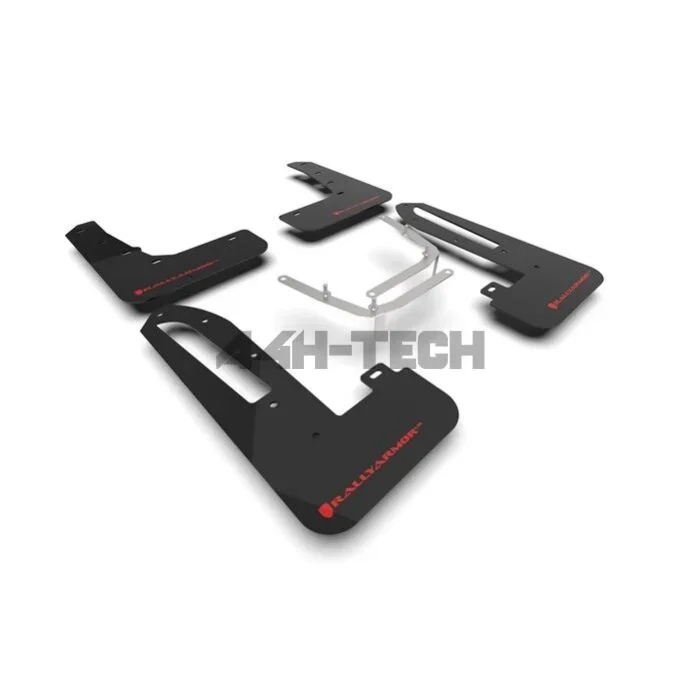 Rally Armor Mud Flaps black/red logo (Honda Civic 2022+ 2.0 Type R FL5)
