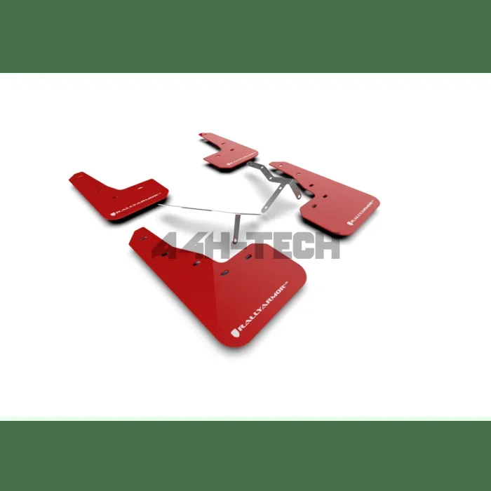 Rally Armor Mud Flaps red/white logo (Honda Civic 2022+ FL1/FL4)