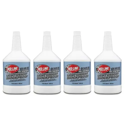 Red Line 58404 LightWeight ShockProof Gear Oil 1 Qt (Pack of 4)