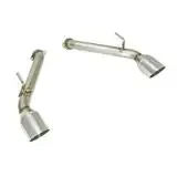Remark Axleback Exhaust, Infiniti Q60 Stainless Single Wall Tip (2017+)