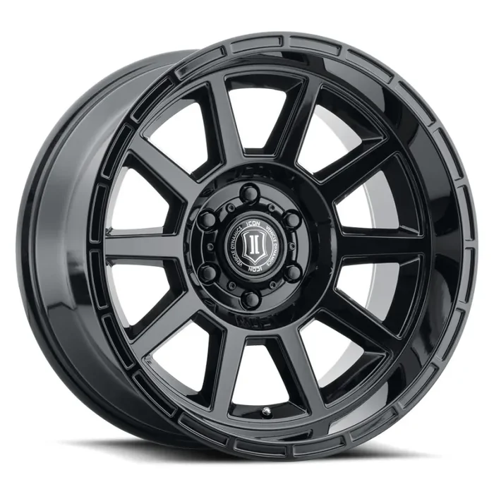 RICOCHET SATIN BLACK 17X8 5X108 +38mm
