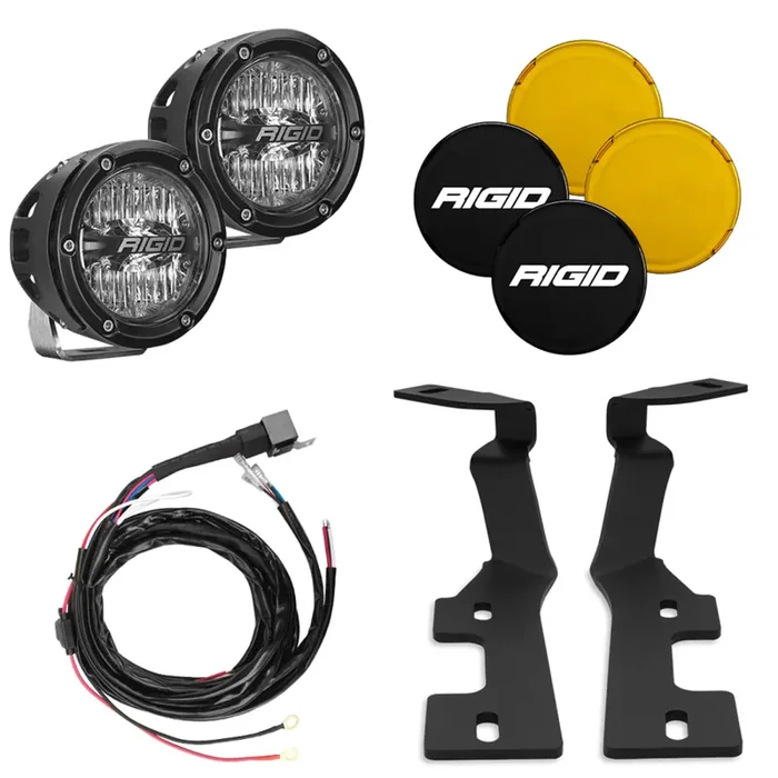 RIGID 2019+Dodge RAM 1500 anf 2019+TRX A-Pillar 4in. 360-Series LED Light Kit – 46718