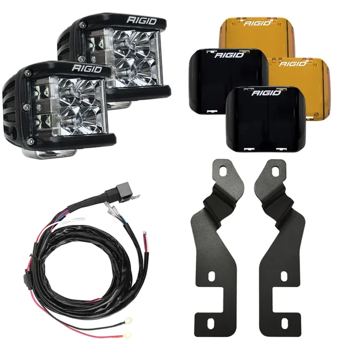 Rigid Industries 2021 Ford Bronco Sport A-Pillar D-SS Series Side Shooter Light Mount Kit – 46710