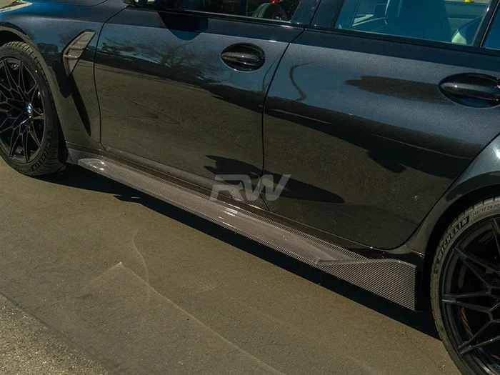 RW Carbon – Performance Carbon Fiber Side Skirt Extensions – BMW G80 M3