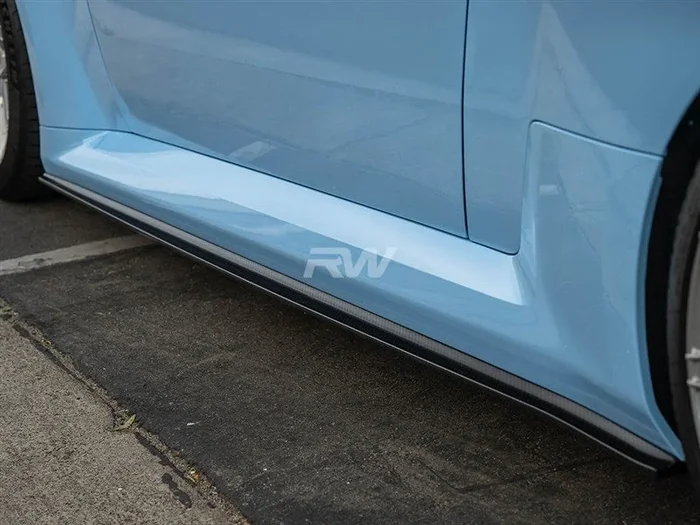 RW Carbon – RS Dry Carbon Fiber Side Skirt Extensions – BMW G87 M2