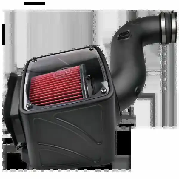 S&B Cold Air Intake For 06-07 Chevrolet Silverado GMC Sierra V8-6.6L LLY-LBZ Duramax Cotton Cleanable Red – 75-5080