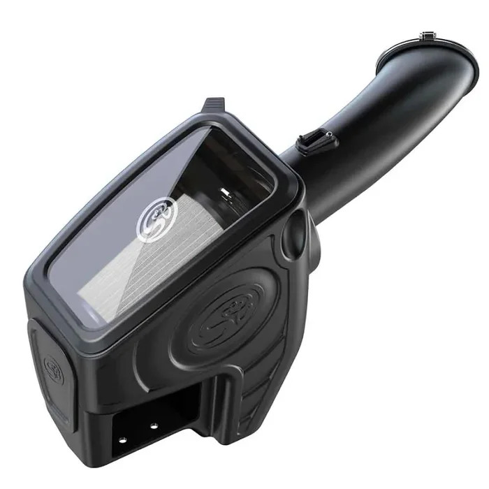 S&B Cold Air Intake For 11-16 Ford F250 F350 V8-6.7L Powerstroke Dry Extendable White – 75-5104D