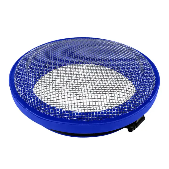 S&B Turbo Screen 4.0 Inch Blue Stainless Steel Mesh W/Stainless Steel Clamp – 77-3009