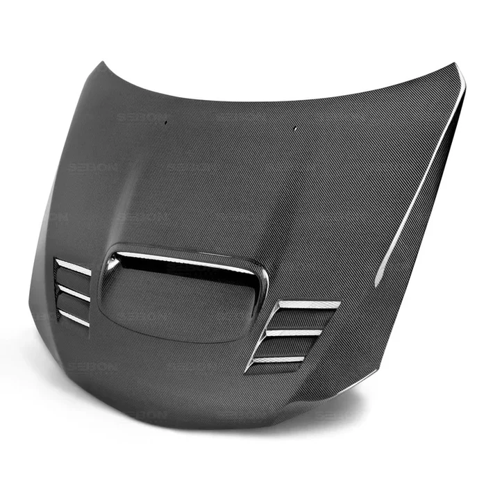 Seibon Carbon Fiber CWII Style Hood – 2008-2014 Subaru WRX / 2008-2014 Subaru STI