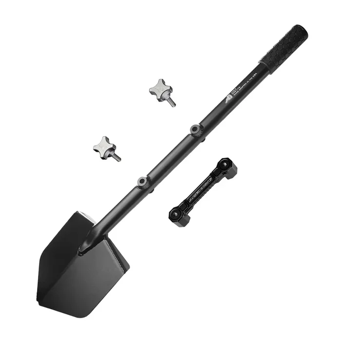 Shovel / Mount Combo – Black LONG Shovel / Black SSM with Knobs