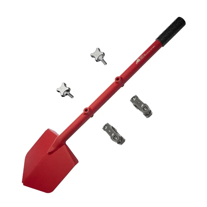 Shovel / Mount Combo – Red LONG Shovel / Grey UMD with Knobs