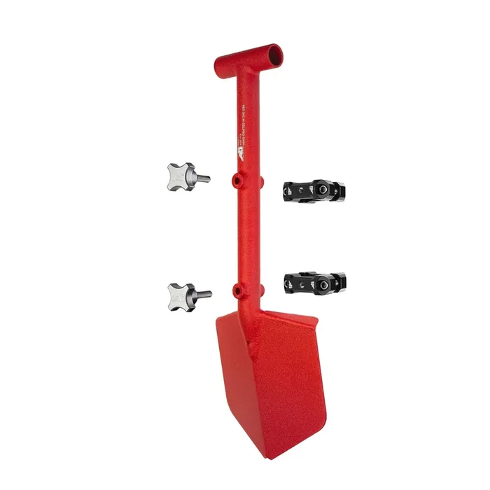 Shovel / Mount Combo – Red Mini Shovel / Black UMD with Knobs