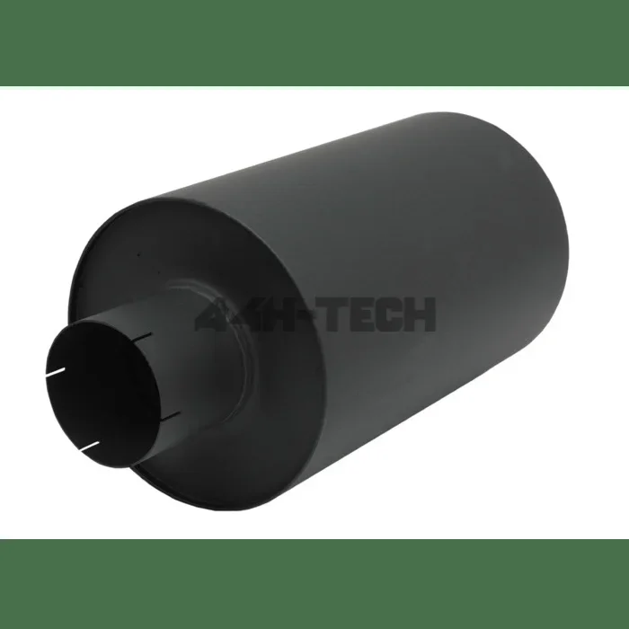 Simons mufflar 300m round 5” steel (universal)