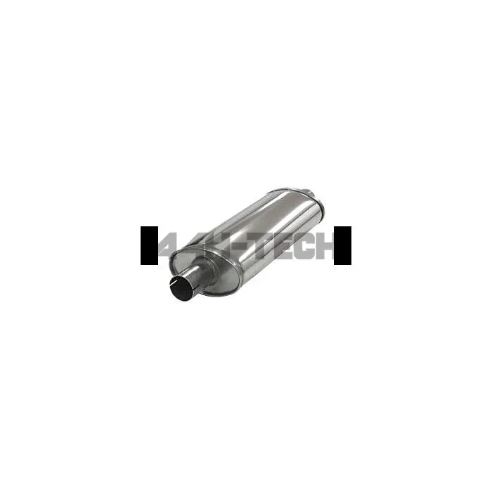Simons stainless steel muffler Medium oval 2” (universal)