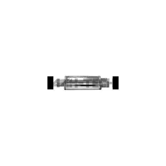 Simons stainless steel muffler Split oval 2.5” (universal)