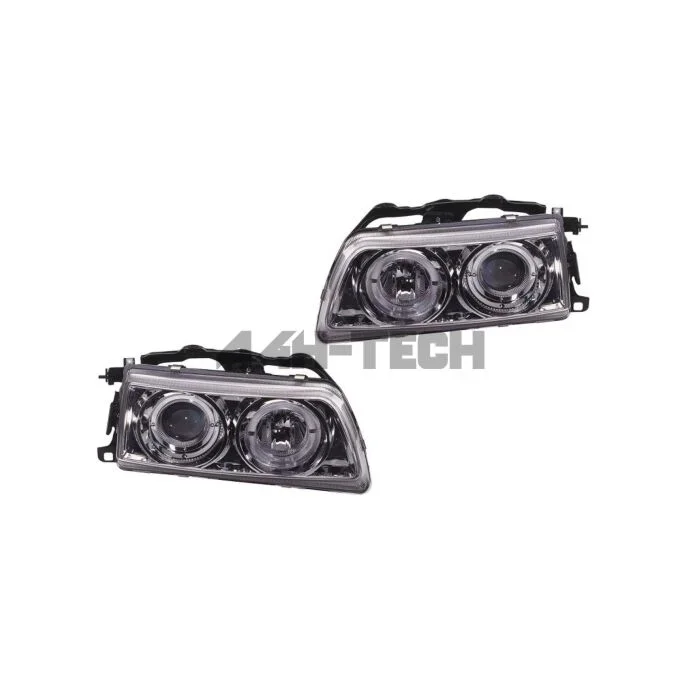 Sonar Angel Eyes headlights Chrome (Honda Civic/CRX 90-91)
