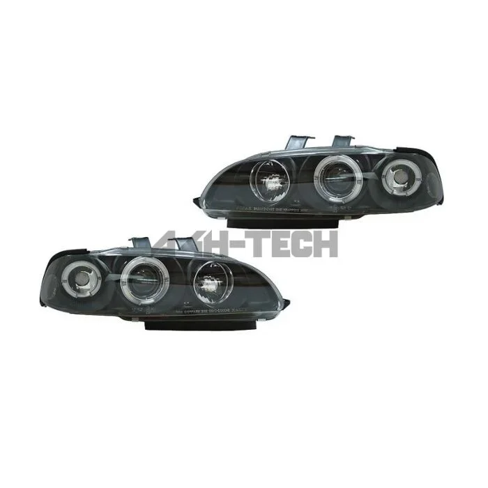 Sonar Angel Eyes headlights E-mark black (Honda Civic 92-95 4drs)