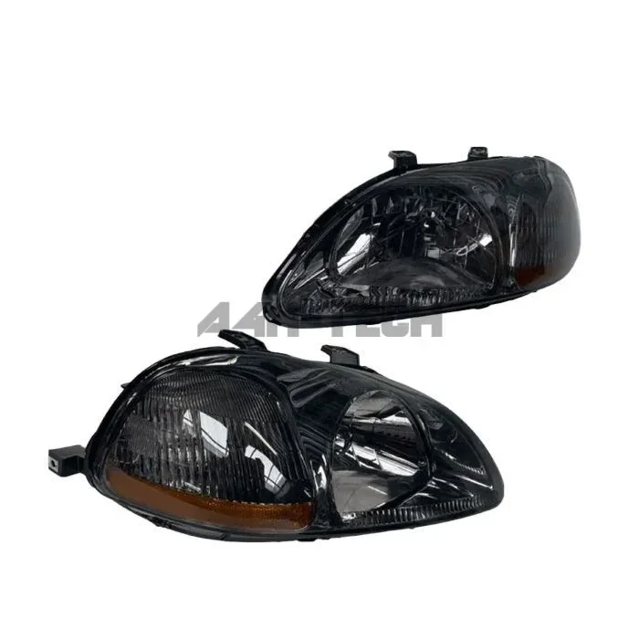 Sonar Headlights JDM style chrome housing + smoked lens (Honda Civic 96-98 2/3/4 drs)