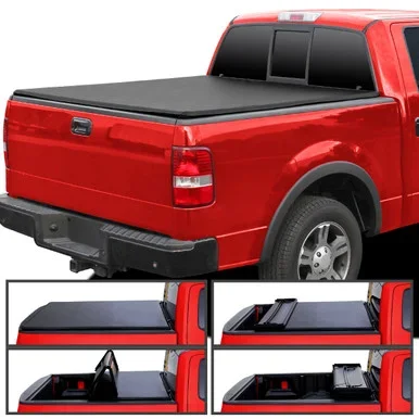 Spec-D Tuning F-150 Soft Quad Fold Bed Cover – 5.5ft Bed (2004-2014)