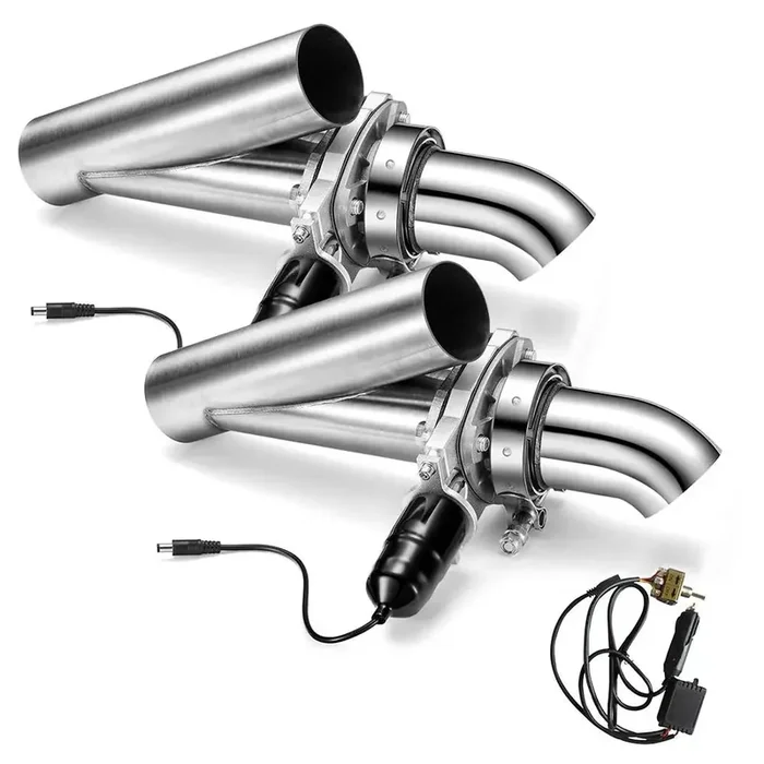 SPELAB 2.0 Inch Dual Manual Switch Electric Exhaust Cutout Valve
