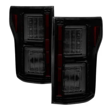 Spyder F-150 2015-2017 Light Bar LED Tail Lights – Black Smoke (not compatible with rear blind spot sensor models)