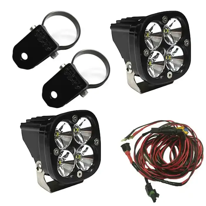 SQUADRON PRO LED LIGHT KIT W/ VERTICAL 1.75″ TUBE MOUNT