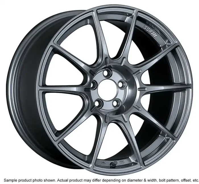 SSR GTX01 18×8.5 5×100 44mm Offset Dark Silver Wheel 02-05 WRX