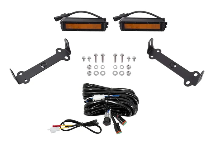 Stage Series SAE/DOT LED Lightbar Kit for 2014-2021 Toyota 4Runner Amber SAE/DOT Wide Diode Dynamics