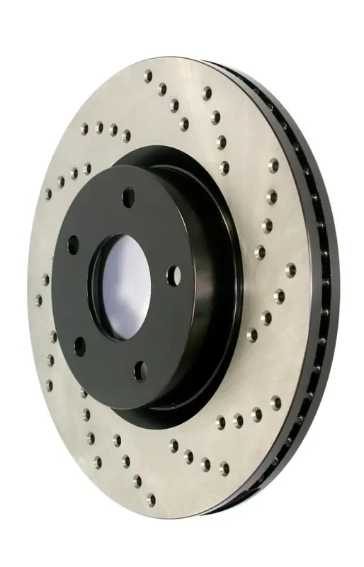 StopTech Sport Cross Drilled Brake Rotor – Rear Left