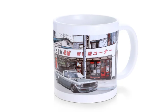 Tomei White Mug – B120 Sunny Truck Vending Machine – Universal