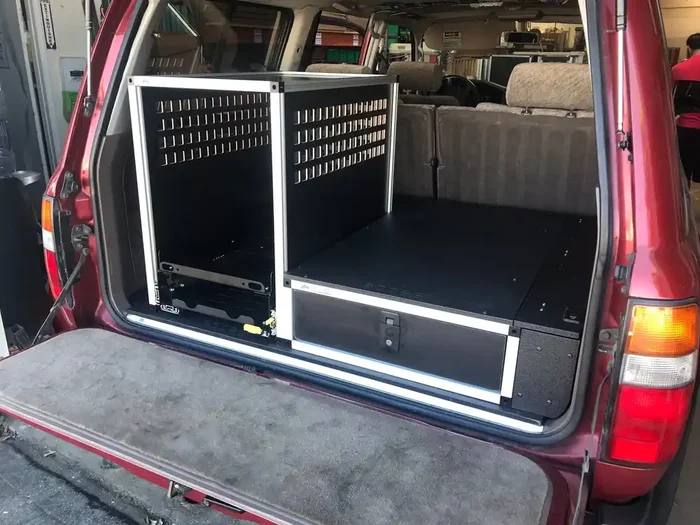 Toyota Land Cruiser 1991-1997 80 Series – Single Drawer Module with Fitted Top Plate – 24-3/16″W x 8″H x 40″D