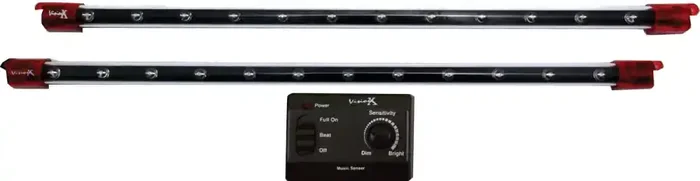 VISION X LIGHTING 12″ TWIN PACK LED BARS RED – 4005075