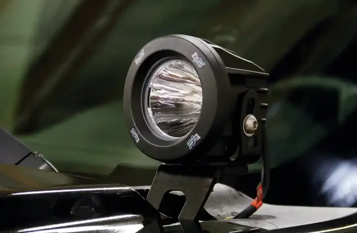 VISION X LIGHTING OPTIMUS ROUND BLACK 1 10W LED 60 FLOOD – 9141169