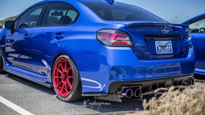 Volk ZE40 Face 2 Hyper Red 18×9.5 +38 5×114.3 (Single Wheel) – 2015-2024 Subaru WRX / 2015-2021 STI / 2019-2024 Forester