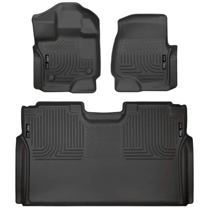 Weatherbeater Series Front & 2nd Seat Floor Liners – Black 2015+ F150